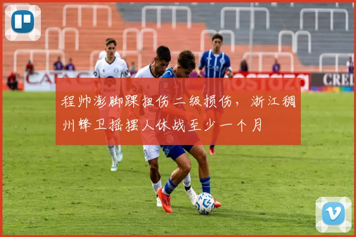 程帅澎脚踝扭伤二级损伤，浙江稠州锋卫摇摆人休战至少一个月